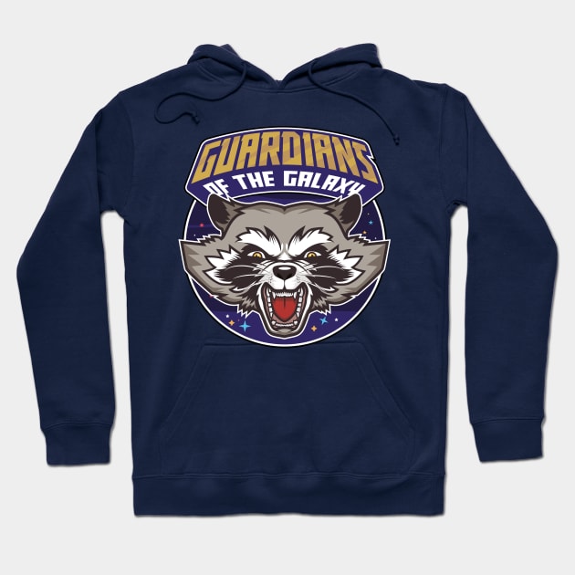 Rocket raccoon guardians Hoodie by redwane